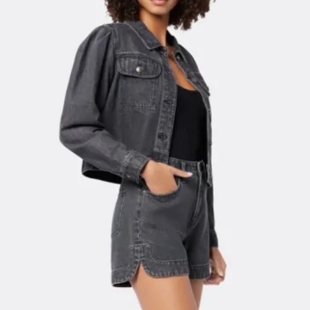 NEW JOIE | $248 Aubryn Denim Jacket - Picture 4 of 5